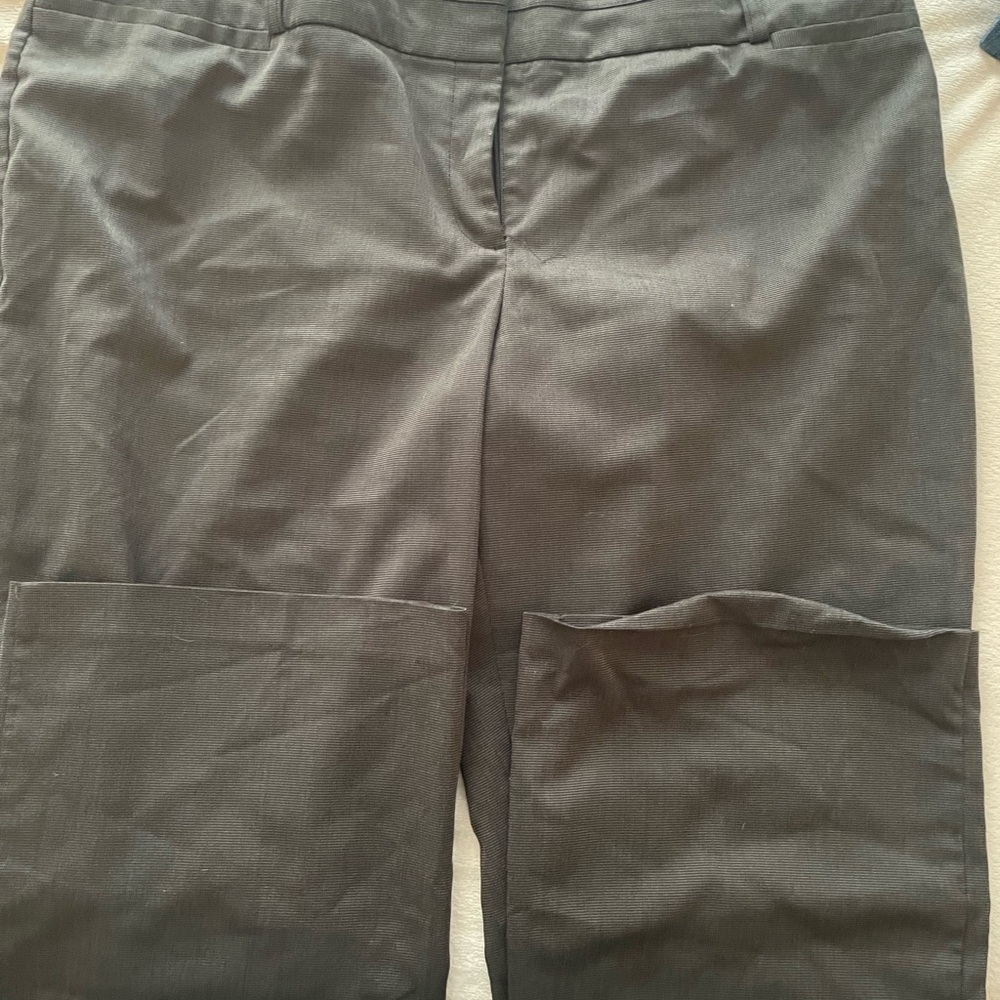 Maurices Charcoal Checkered Pants